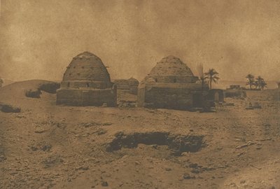 Muslimske grave i Herment, 1849-50. af Maxime Du Camp