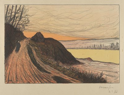 Vejen fra Gaud La Route de Gaud, 1893. af Maxime Emile Louis Maufra
