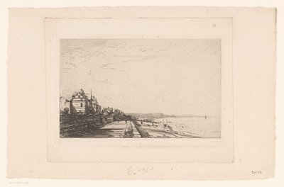 Udsigt over Villers Villers (Calvados) (titel på objekt) af Maxime François Antoine Lalanne