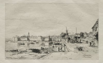 I Concarneau (Finistère) af Maxime Lalanne
