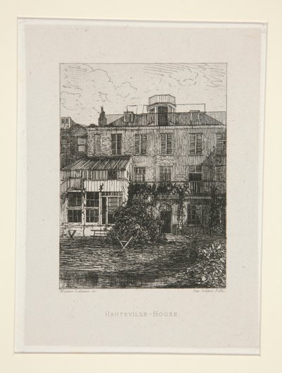 Hauteville-House, pl. 2 Fra Suite Chez Victor Hugo (Victor Hugo af Maxime Lalanne