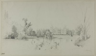 Park af M. de Rothschild ved Ferrières af Maxime Lalanne