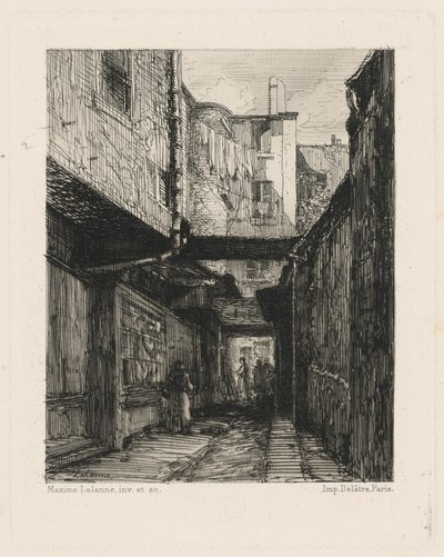 Passage de la Marmite, Paris af Maxime Lalanne
