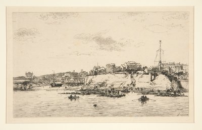 Havn i La Plataine? Royan (La Plataine-broen ved Royan) af Maxime Lalanne
