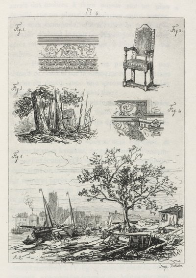 Afhandling om ætsning: Plade 4, 1866. af Maxime Lalanne