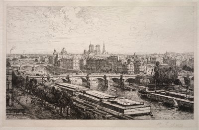 Udsigt fra Louvre, 1882. af Maxime Lalanne