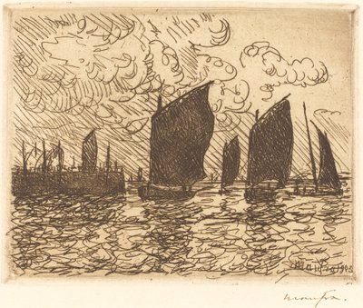 Bådenes tilbagevenden af Maxime Maufra