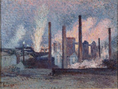 Stålværk i Charleroi Stålværk i Charleroi, 1897. af Maximilien Luce