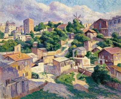 Montmartre, Paris af Maximilien Luce
