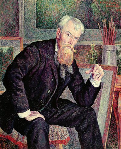 Portræt af Henri Edmond Cross (1856-1910) 1898 (se 20769) af Maximilien Luce