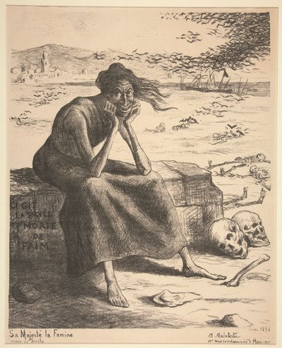 Hendes Majestæt Hungersnød af Maximilien Luce