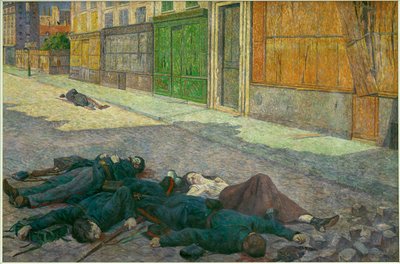 Pariserkommunen 1871 (olie på lærred) af Maximilien Luce