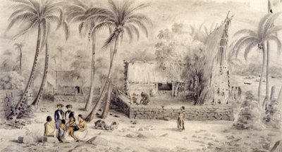 Village og Ocean af Maximilien Radiguet