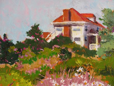 Farverigt havehus af Maxine Shore