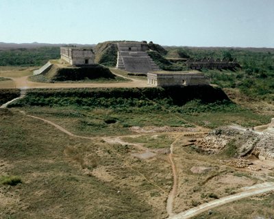 Udsigt over guvernørens palads, 9.-10. århundrede af Mayan