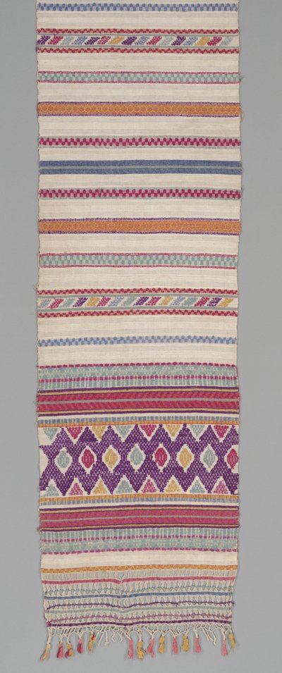 Ceremoniel klud, ca. 1905-35 (bomuld og silke) af Mayan Mayan