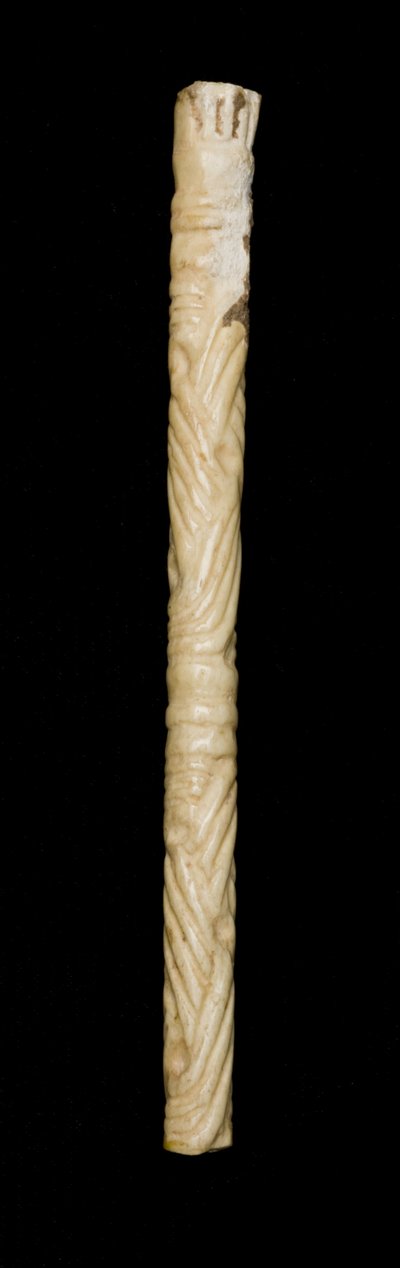 Redskab med måttedesign, AD 600-900 (ben) af Mayan Mayan