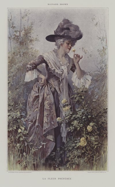 La Fleur Preferee (yndlingsblomsten) af Maynard Brown