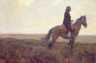 The Navajo (olie på lærred) af Maynard Dixon