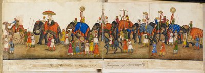Processional panorama, illustration fra 