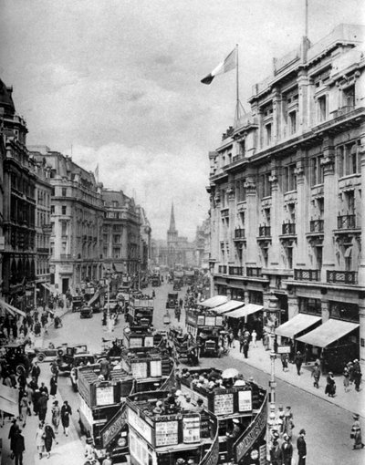 Regent Street, London, 1926-1927 af McLeish