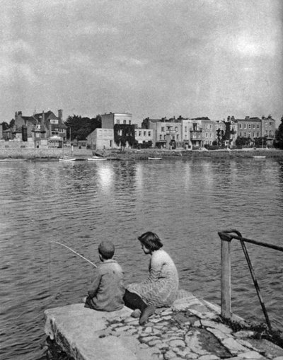 Strand-on-the-Green, Chiswick, London, 1926-1927 af McLeish