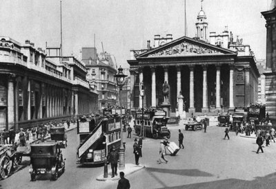 The City, centrum af London, 1926-1927. af McLeish