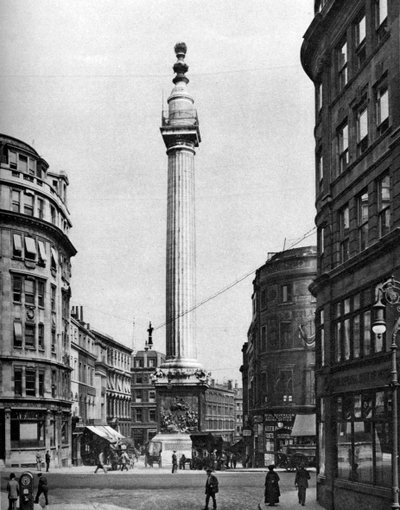 Monumentet til den store brand, London, 1926-1927. af McLeish