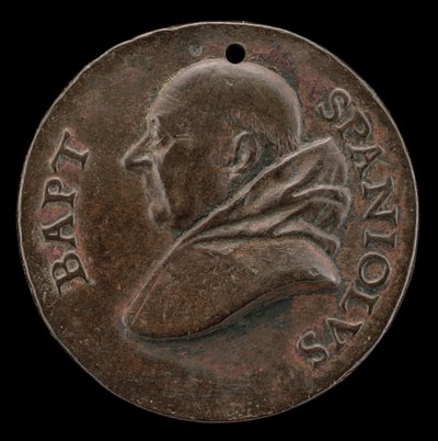 Battista Spagnoli af Mantua, 1447-1516, karmelitdigter [forside], ca. 1513. af Mea