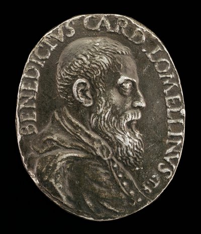 Benedetto Lomellini af Genova, 1517-1579, kardinal 1565 [forside]. af Medallist T.R.