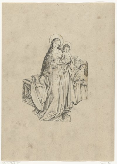 Mary med barn af Meester E.S.