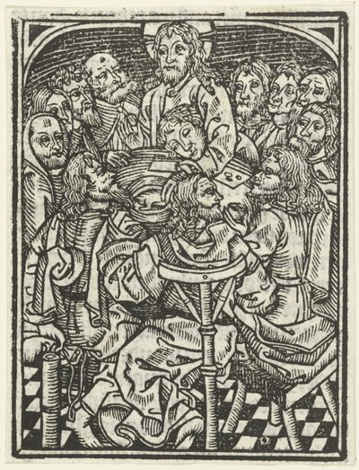 Den sidste nadver af Meester van de Delbecq Schreiber Passie (attributed to)