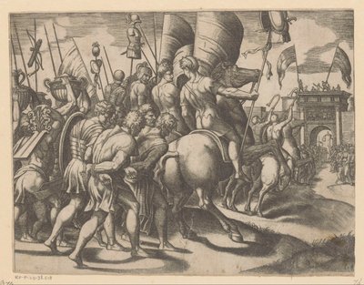 Triomf van Scipio af Meester van de Dobbelsteen