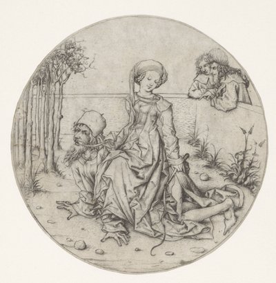 Aristoteles og Phyllis af Meester van het Amsterdamse Kabinet