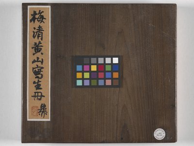 12 udsigter over Huangshan (blæk på silke) af Mei Qing