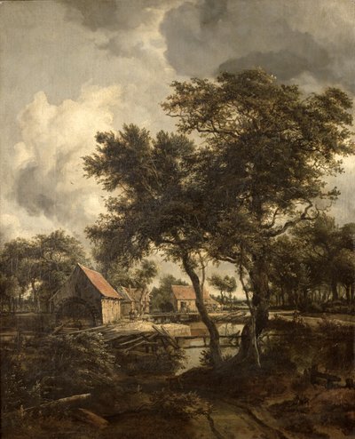 Vandmøllen, ca.1660 af Meindert Hobbema