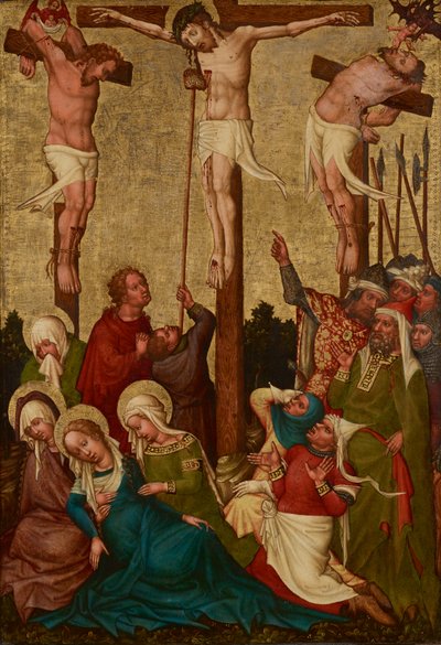 Kristi korsfæstelse af Meister der St. Lambrechter Votivtafel