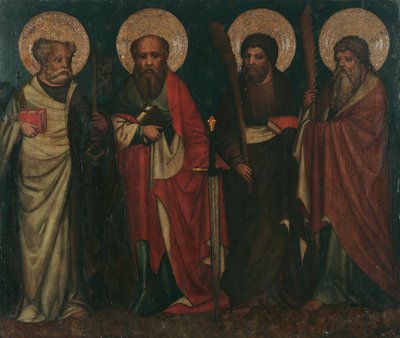 Apostlene Peter, Paulus, Jakob den Ældre J og Simon af Meister von Laufen