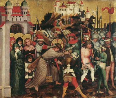 Kristus bærer korset af Meister von Laufen