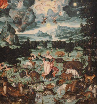 Verdens skabelse, 1575 af Melchior Bocksberger