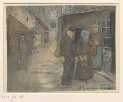 Bjerglandskab med nåletræer af Melchior Küsel (I)
