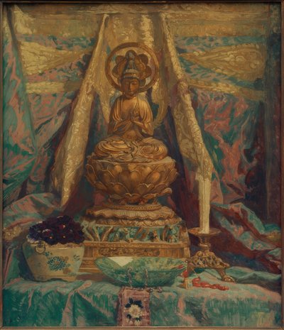 Buddha stilleben af Melchior Lechter