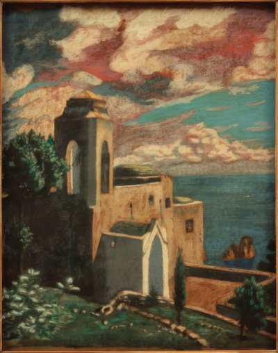 Capri (Ermitage på Anacapri) af Melchior Lechter