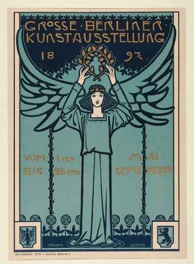 Stor Berlin Kunstudstilling af Melchior Lechter