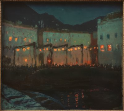 Natmesse ved Gardasøen af Melchior Lechter