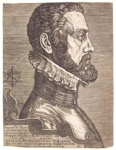 Geograf Friherre Michael von Aitzing af Melchior Lorck