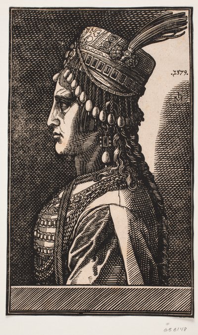 Ædel tyrkisk dame af Melchior Lorck