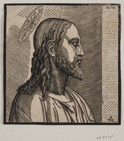 Portræt af Kristus af Melchior Lorck