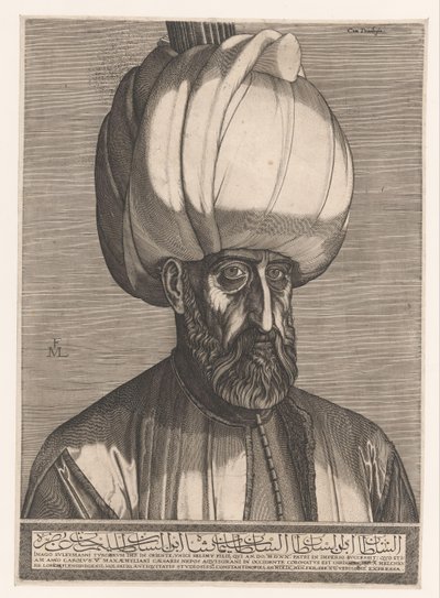 Porter van sultan Suleiman I af Melchior Lorck