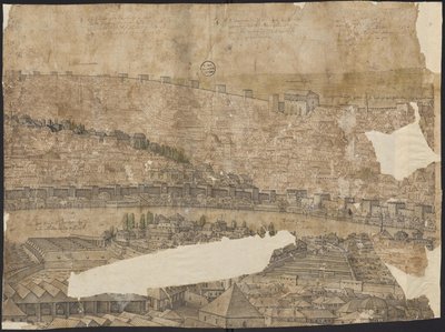 Prospekt af Konstantinopel, ark 16, Melchior Lorck, 1559 af Melchior Lorck